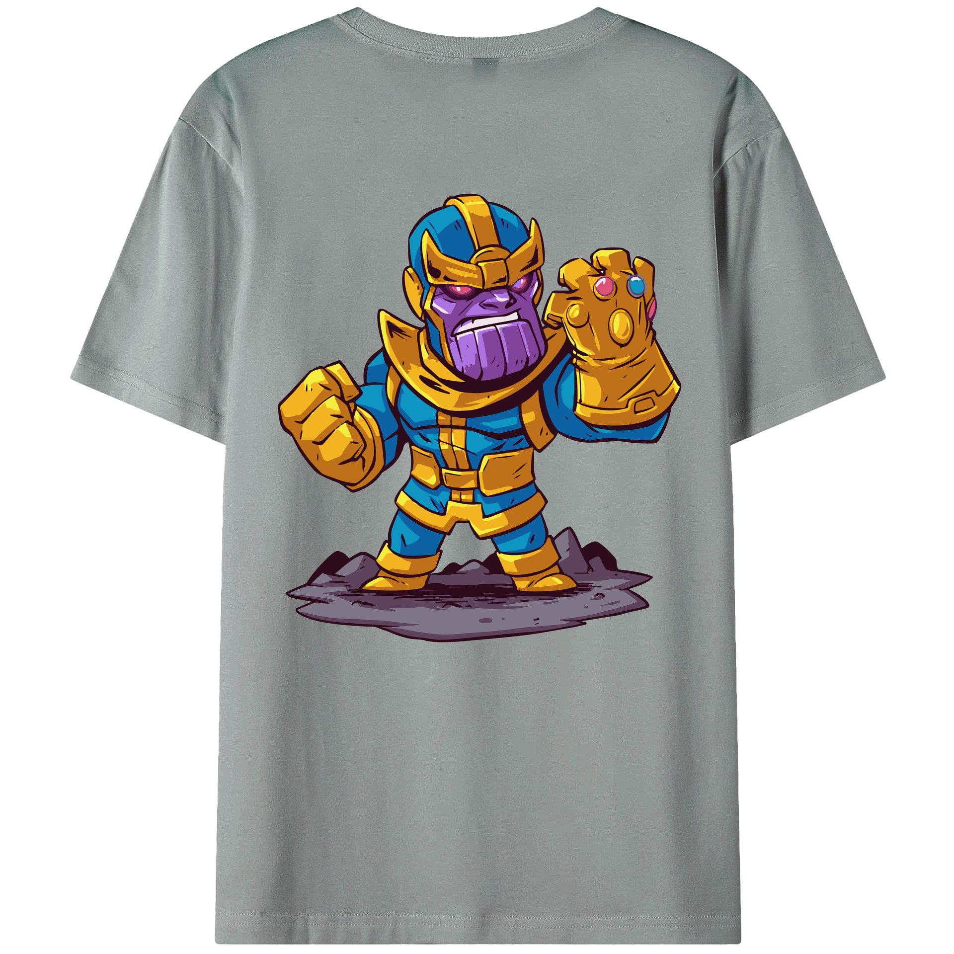 （画像用） アベンジャーズ The Avengers 綿100％ メンズ半袖Tシャツ（バックプリント） 通気性